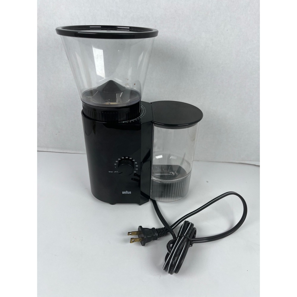 Braun KMM 30 Burr Coffee Grinder Type 3045 Black Aromatic Coffee Mill Timer Dial